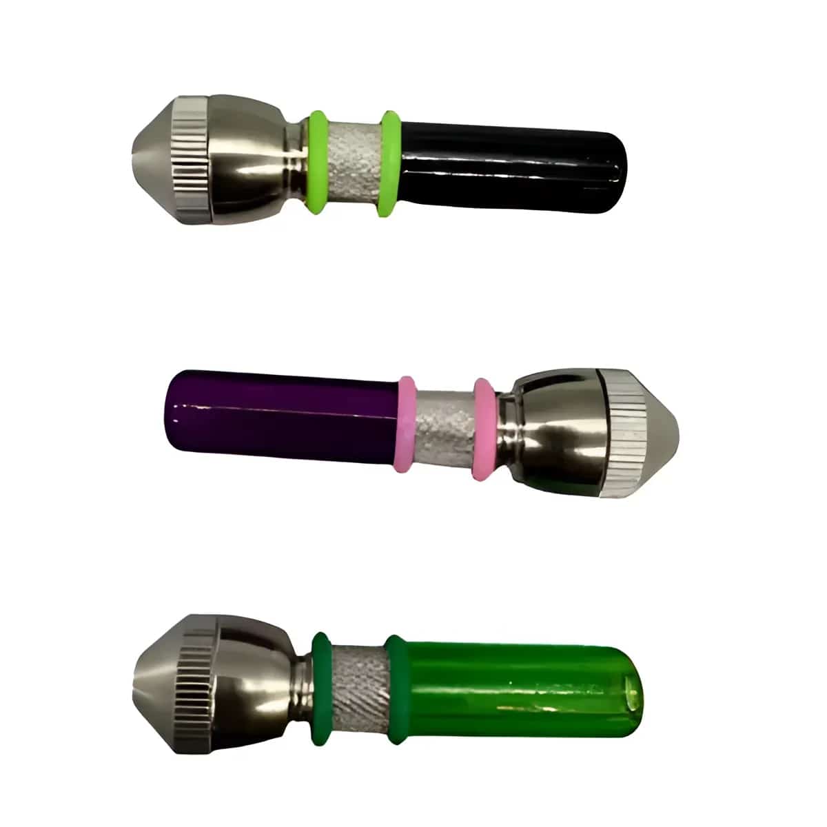 1.5’’ PLASTIC ZEPPELIN 125 METAL PIPE ASSORTED COLORS - Smoke Shop Wholesale. Done Right.