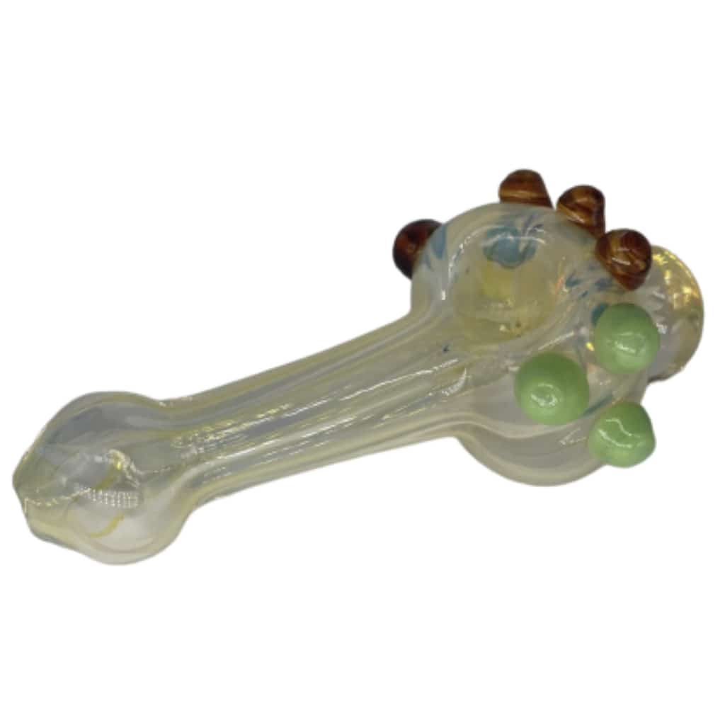 3’’ Super Heavy Marble Spoon Glass Hand Pipe - Smoke Shop Wholesale. Done Right.