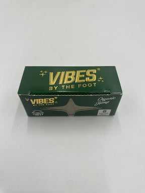 Vibes Fatty By The Foot Organic Hemp Rolling Papers 12ct Box 8 Meters Each