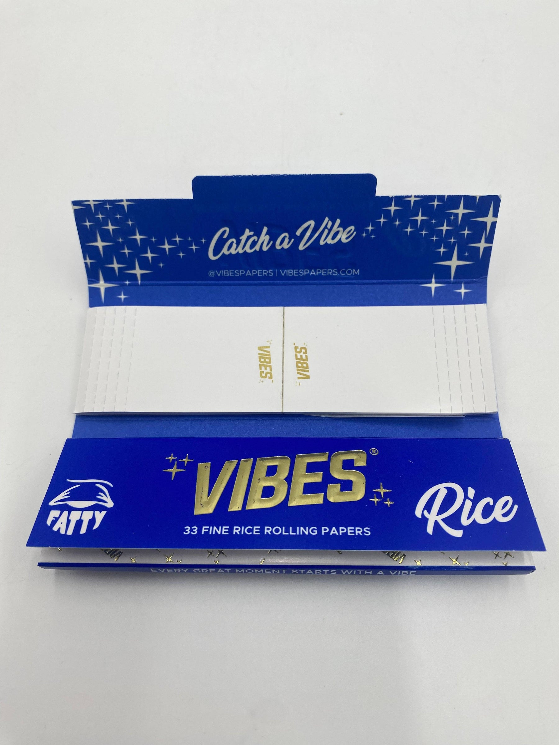 Vibes King Size Fatty Rice Rolling Papers 50ct Box 33 LPB