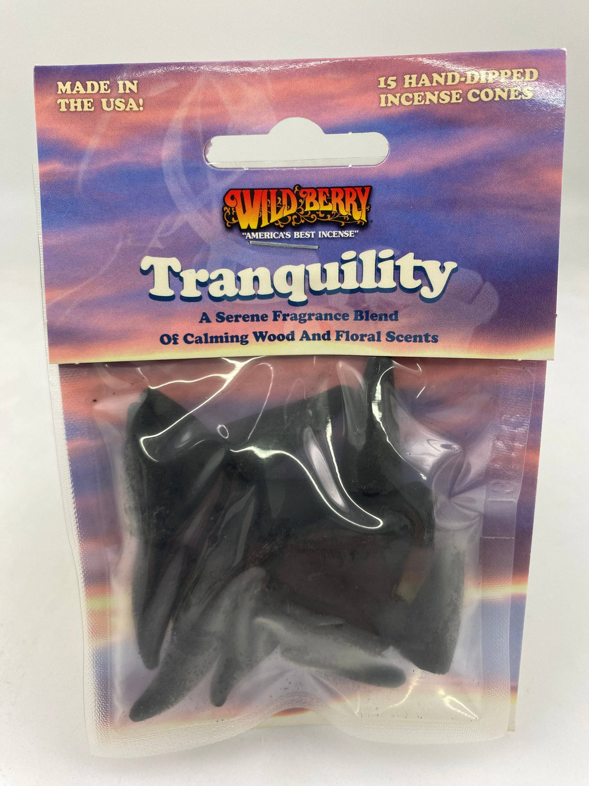 WILDBERRY TRANQUILITY CONES 15ct PACKAGED