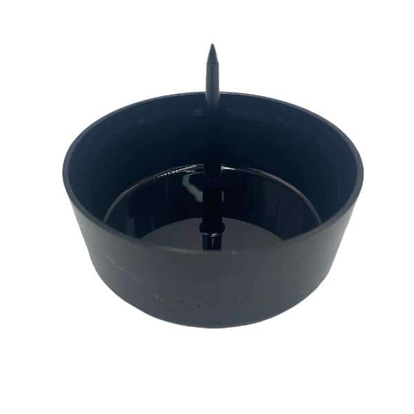 BLACK PLASTIC ASHTRAY WITH BOWL CLEANING SPIKE - Smoke Shop Wholesale. Done Right.