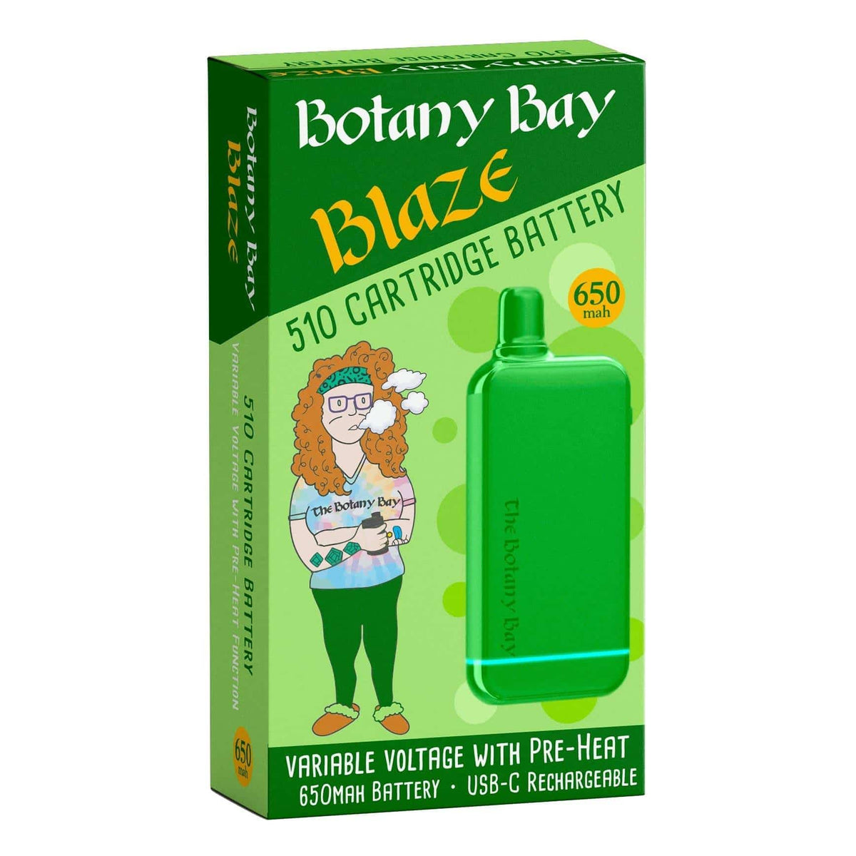 BOTANY BAY BLAZE CONCENTRATE BATTERY GREEN 10 CT DISPLAY - Smoke Shop Wholesale. Done Right.