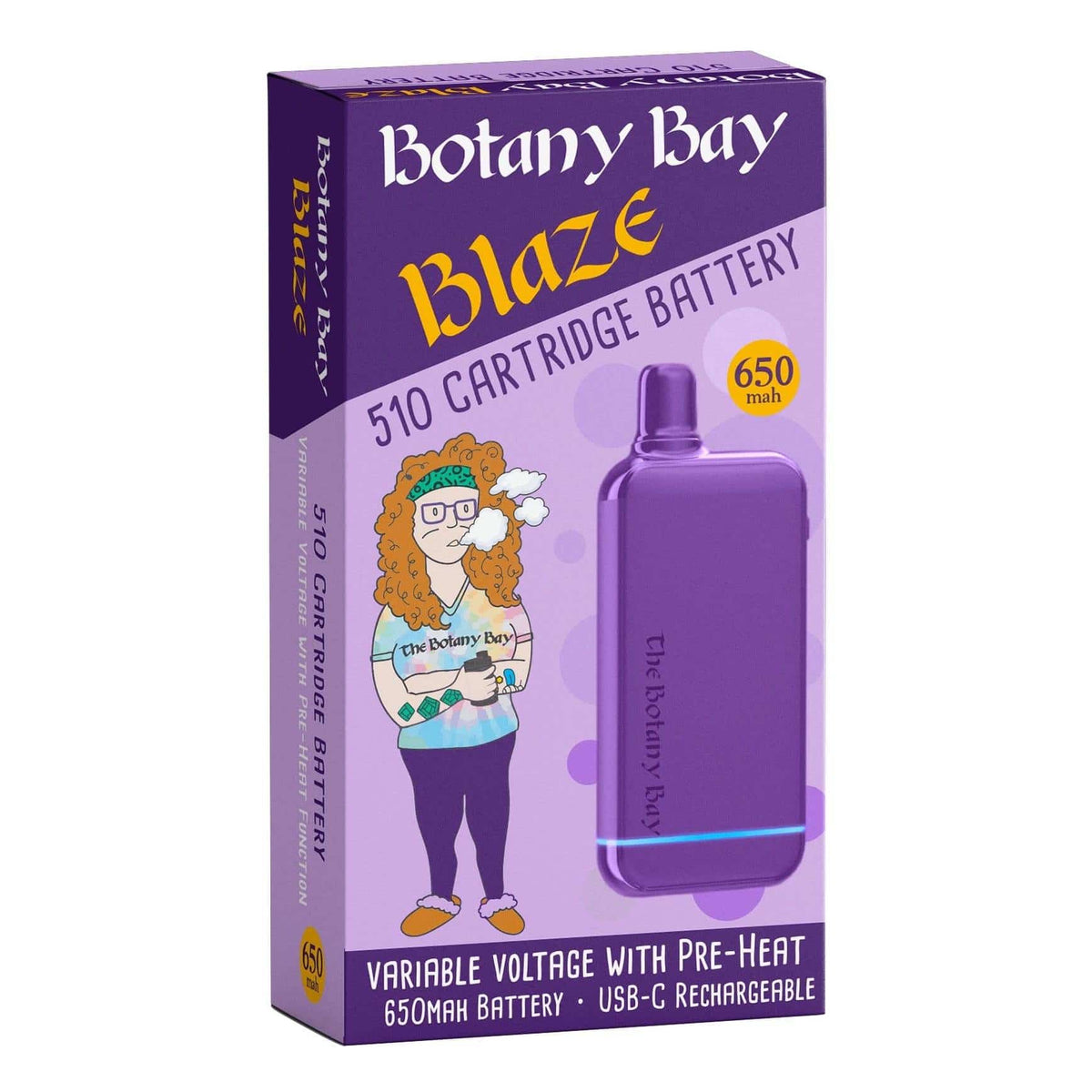 BOTANY BAY BLAZE CONCENTRATE BATTERY PURPLE 10 CT DISPLAY - Smoke Shop Wholesale. Done Right.