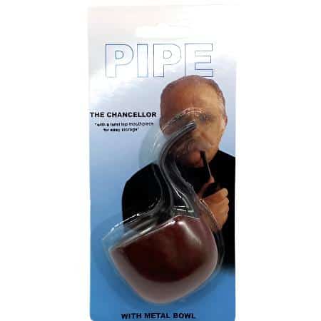 CARDED MAPLE TOBACCO PIPE ’’THE CHANCELLOR ’’ *** CLOSEOUT *** - Smoke Shop Wholesale. Done Right.