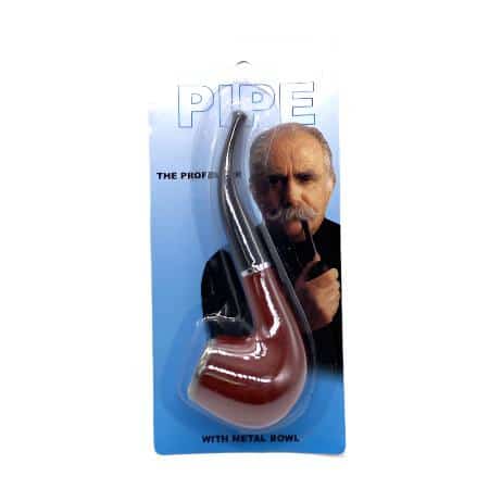 CARDED MAPLE TOBACCO PIPE ’THE PROFESSOR’ *** CLOSEOUT *** - Smoke Shop Wholesale. Done Right.