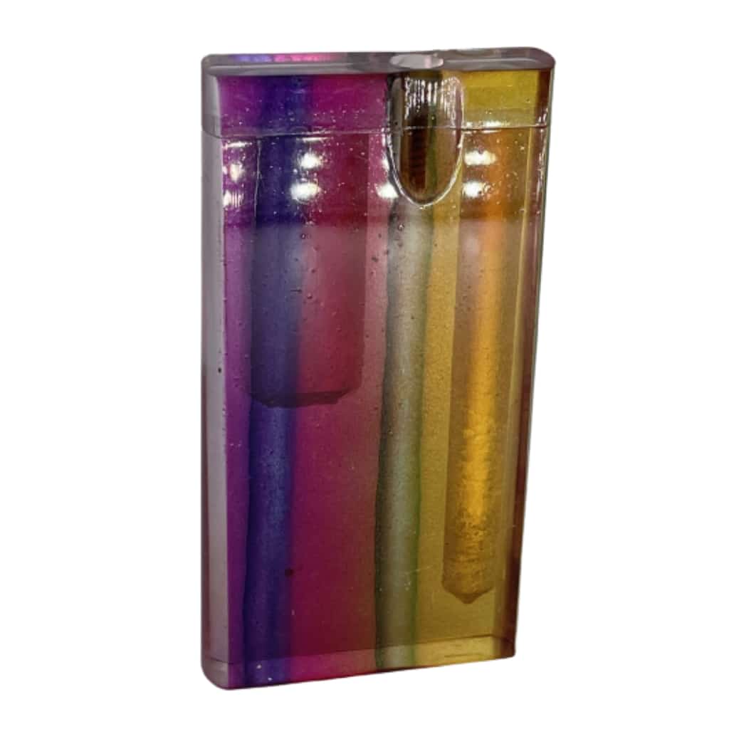 Clear Pattern Acrylic Dugout - Smoke Shop Wholesale. Done Right.