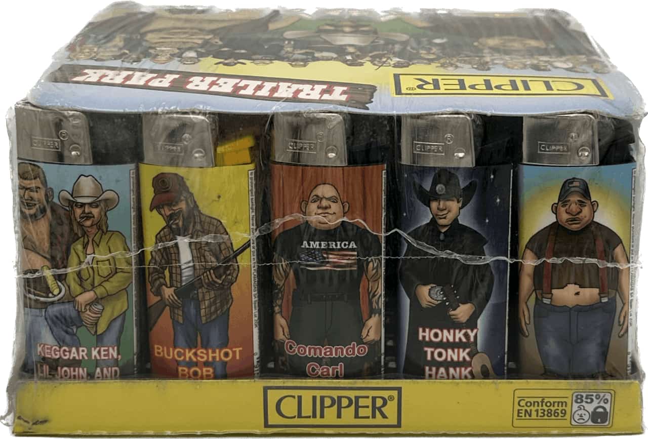 Clipper Trailer Park Lighter - Smoke Shop Wholesale. Done Right.
