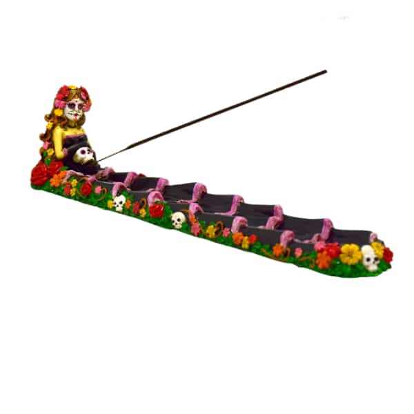 Day Of The Dead Incense Burner 12’’ - Smoke Shop Wholesale. Done Right.