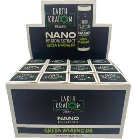 EARTH KRATOM GREEN MAENG DA NANO EXTRACT 12 ML 12 CT DISPLAY - Smoke Shop Wholesale. Done Right.
