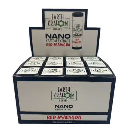 EARTH KRATOM RED MAENG DA NANO EXTRACT 12 ML 12 CT DISPLAY - Smoke Shop Wholesale. Done Right.