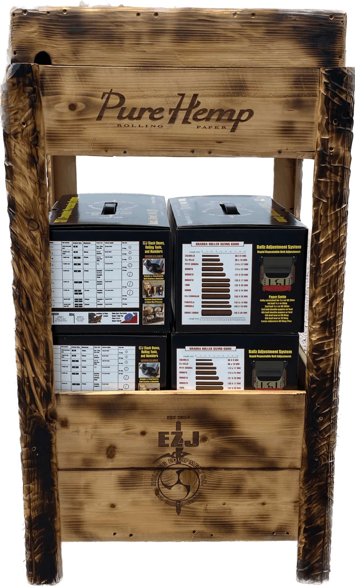 EZJ GRABBA ROLLER STAND KIT (INCLUDES STAND & 8 EZJ GRABBA ROLLERS) - Smoke Shop Wholesale. Done Right.