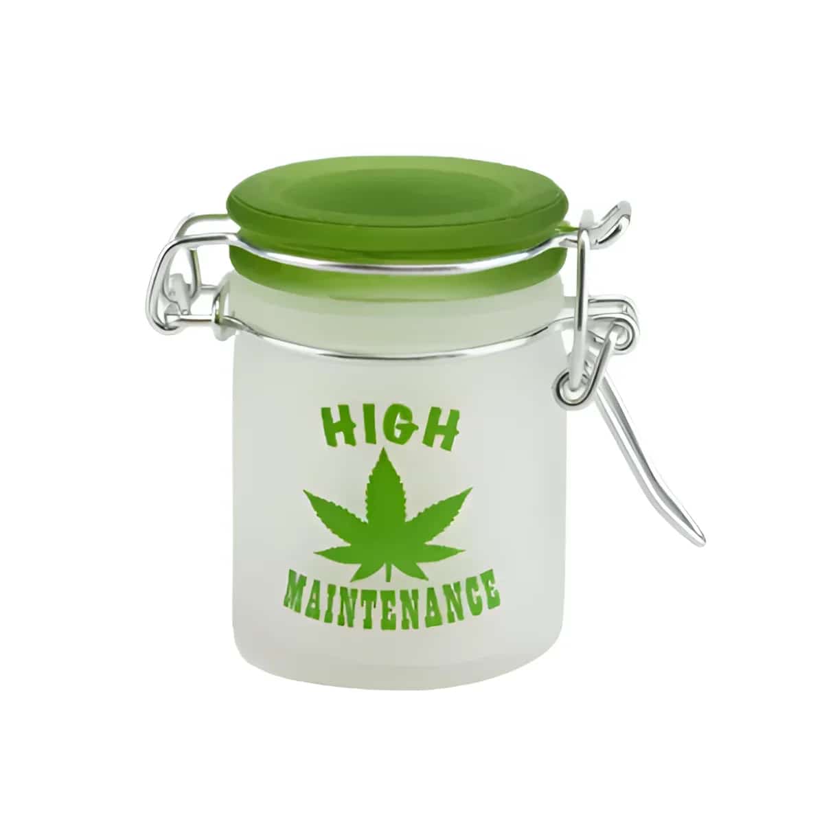 FROSTED HIGH MAINTENANCE STASH JAR 5oz - Smoke Shop Wholesale. Done Right.