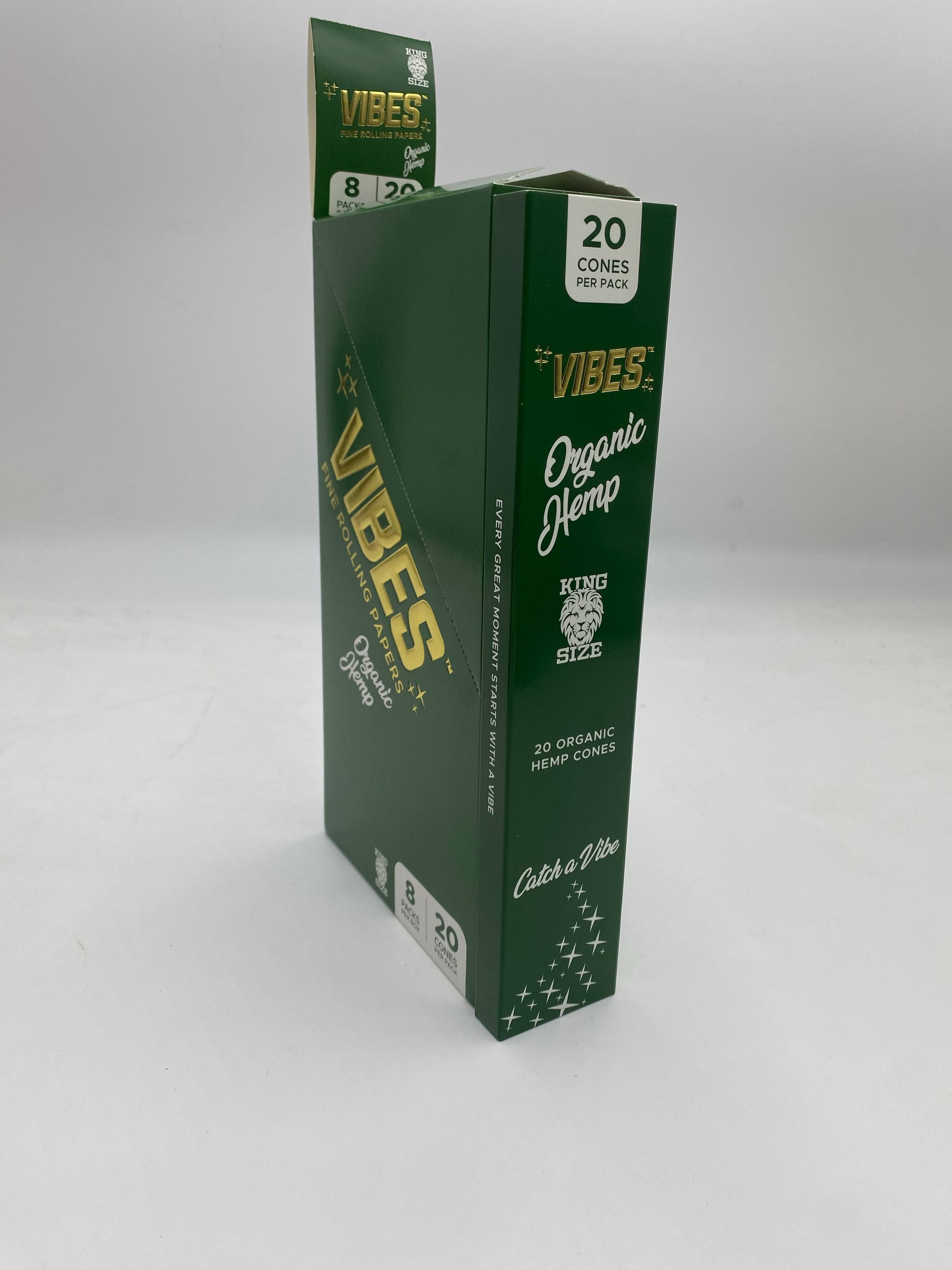 Vibes King Size Ultra Thin Cones - 20pk | BG Sales