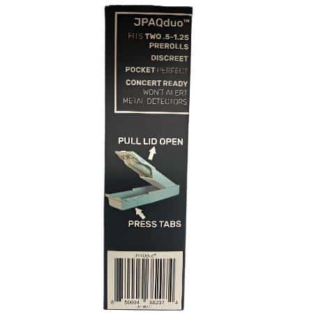 JPAQ DUO JPAQ CASE WHITE (FITS TWO.5 -1.25 GRAM PRE-ROLLS) ** CLOSEOUT ** - Smoke Shop Wholesale. Done Right.