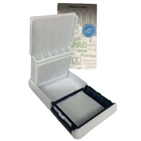 JPAQ MINI PAQ CASE WHITE (FITS 5 84MM - 98 MM PRE-ROLLS) ** CLOSEOUT ** - Smoke Shop Wholesale. Done Right.