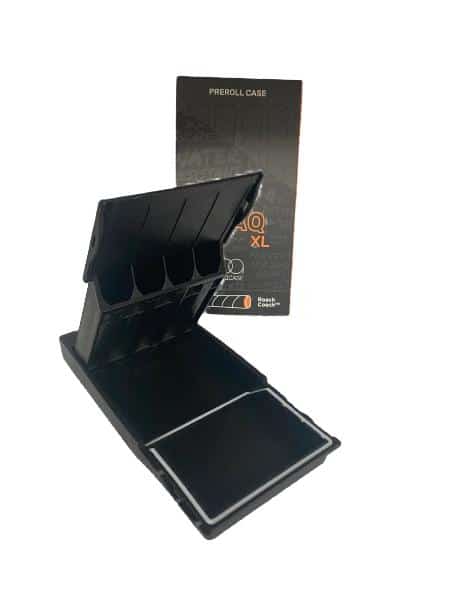 JPAQ PAQ CASE BLACK XL ’ROACH COACH’ (FITS FOUR 84MM-110MM PRE-ROLLS) ** CLOSEOUT ** - Smoke Shop Wholesale. Done Right.