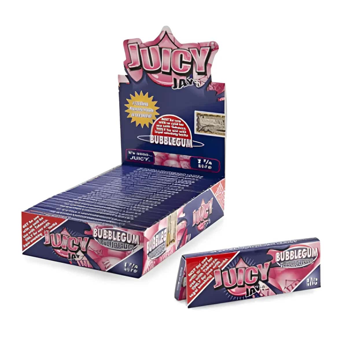 JUICY JAY’S BUBBLE GUM 1-1/4 24CT - Smoke Shop Wholesale. Done Right.