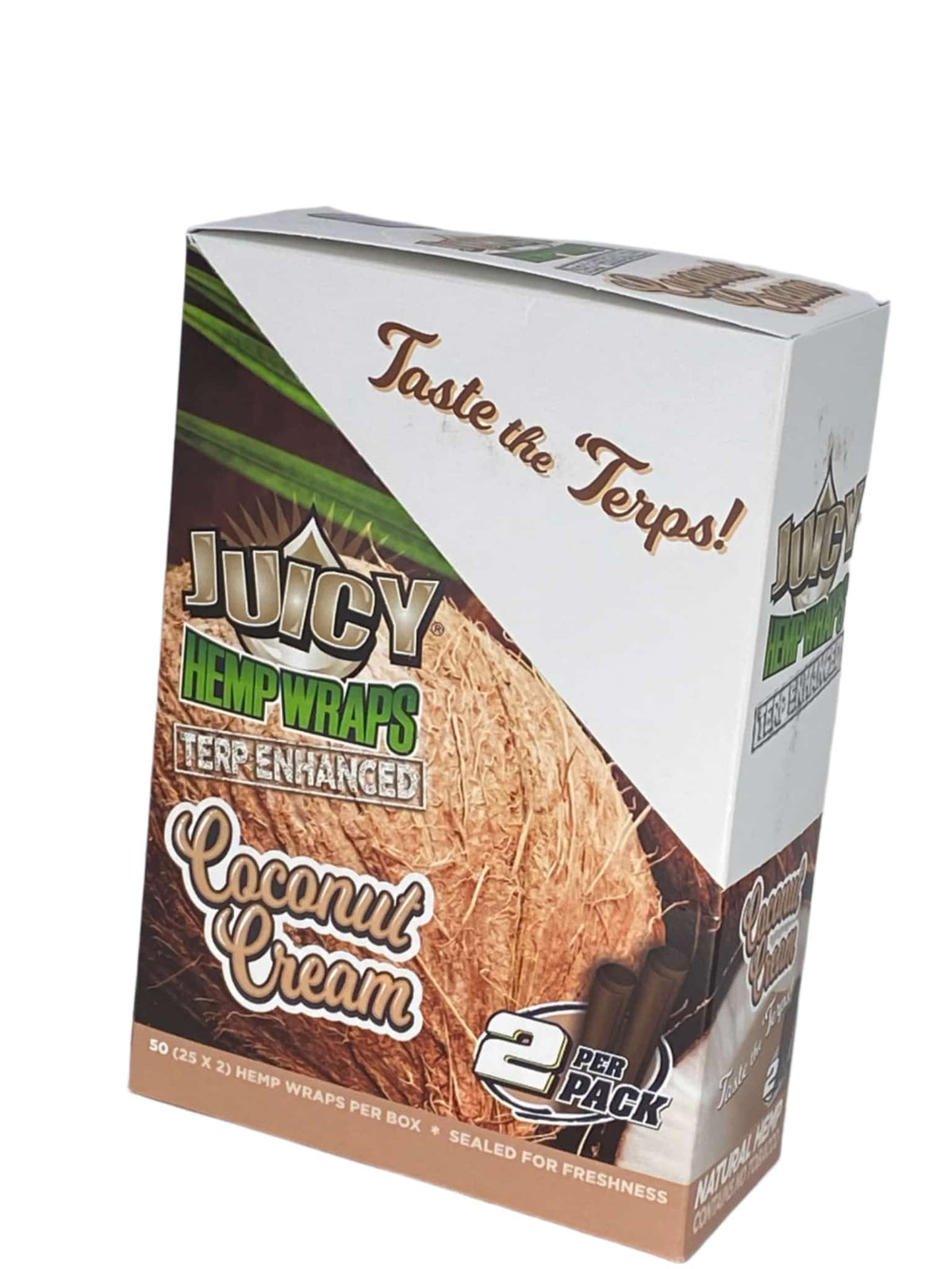 Juicy Jay’s Terp Enhanced Coconut Cream Wraps - Smoke Shop Wholesale. Done Right.