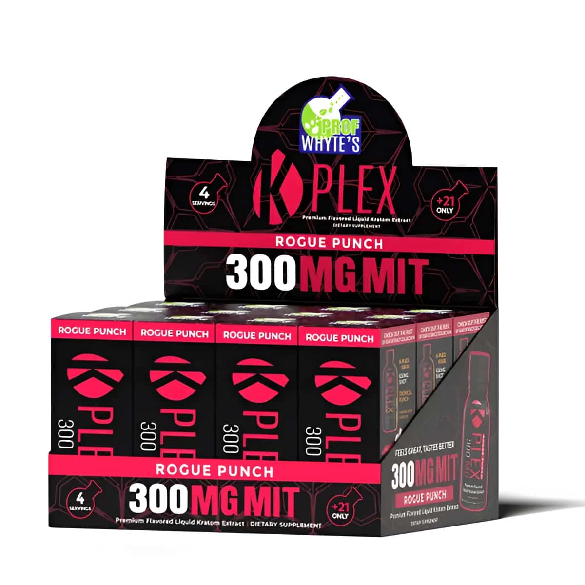 KPLEX 300 MG ROGUE PUNCH EXTRACT SHOT 12 CT DISPLAY - Smoke Shop Wholesale. Done Right.