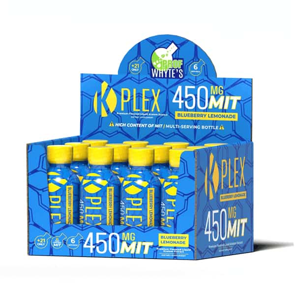 KPLEX 450 MG BLUE LEMONADE EXTRACT SHOT 12 CT DISPLAY - Smoke Shop Wholesale. Done Right.