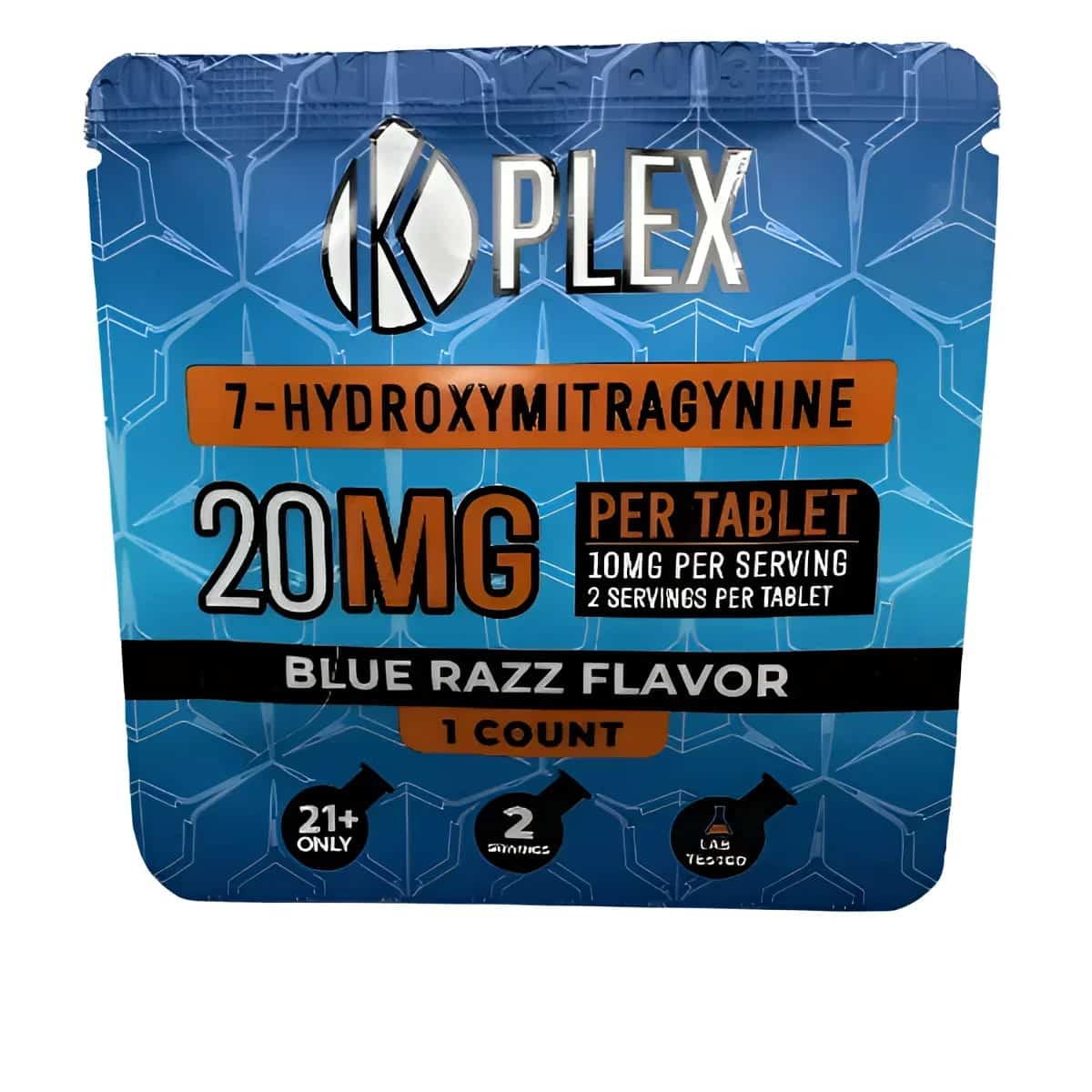 KPLEX 7 OH 20 MG TABLETS 1CT 30CT DISPLAY BLUE RASPBERRY - Smoke Shop Wholesale. Done Right.