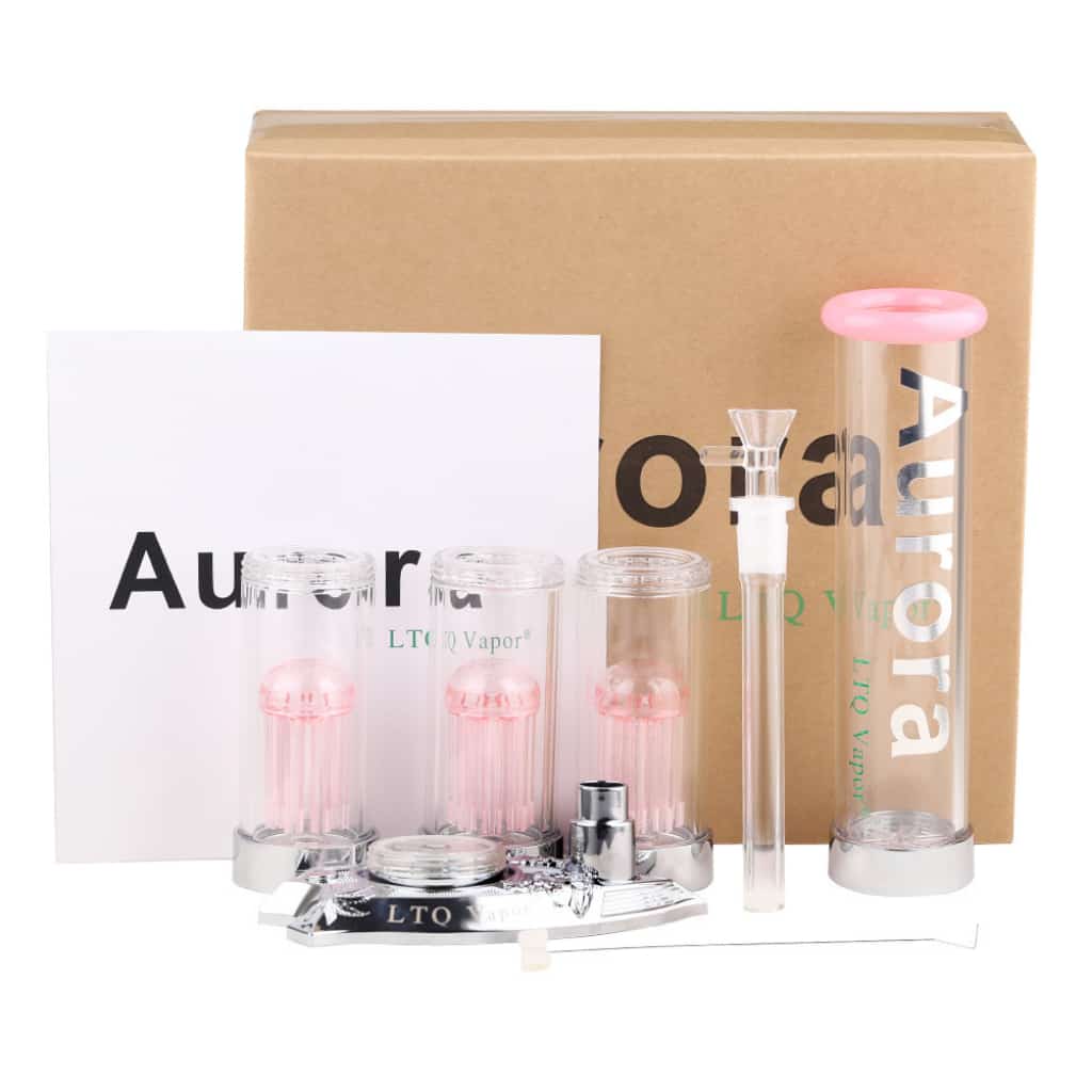 LTQ 20’’ Aurora LED Adjustable Water Pipe **CLOSEOUT** - Smoke Shop Wholesale. Done Right.
