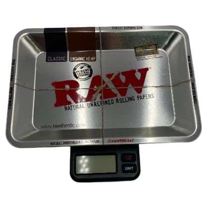 MY WEIGH X RAW TRAY SCALE (INCLUDES RAW MINI ROLLING TRAY) - Smoke Shop Wholesale. Done Right.