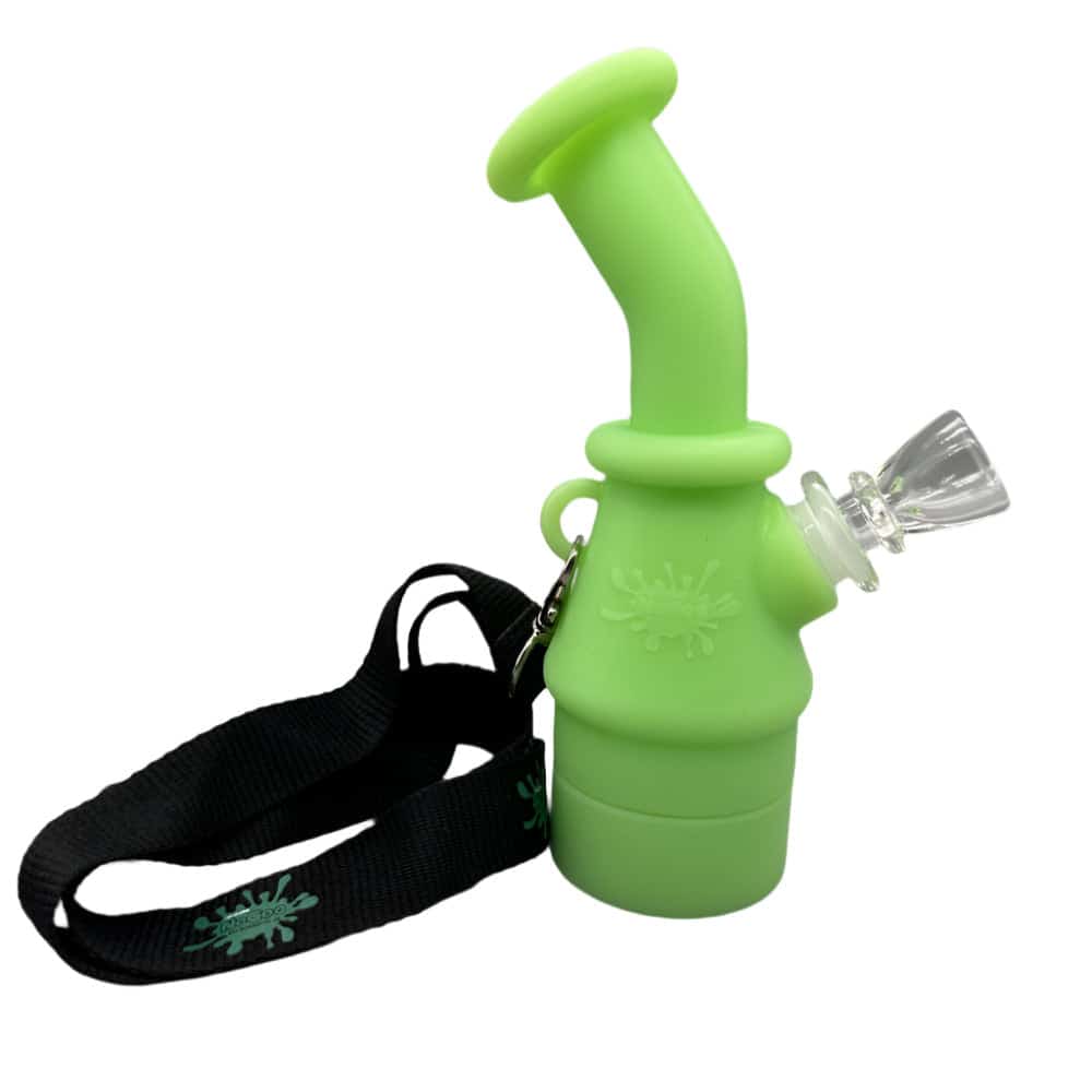 NO GOO SILICONE PENDANT GREEN GLOW IN THE DARK - Smoke Shop Wholesale. Done Right.