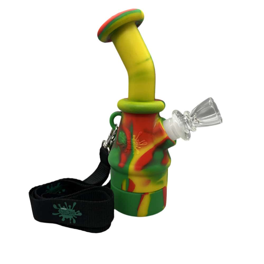 NO GOO SILICONE PENDANT RASTA - Smoke Shop Wholesale. Done Right.