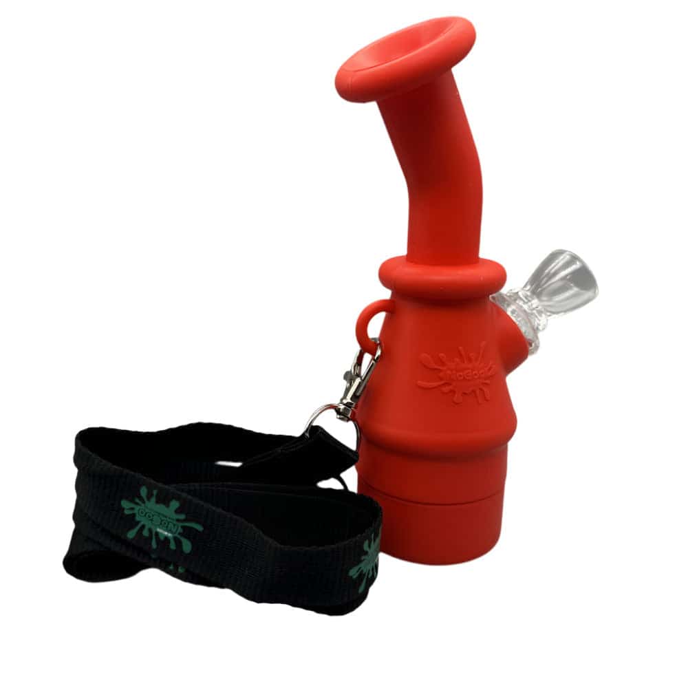 NO GOO SILICONE PENDANT RED GLOW IN THE DARK - Smoke Shop Wholesale. Done Right.