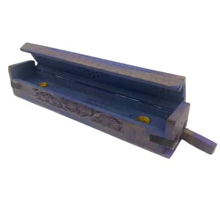 Purple Sanded Coffin Box Incense Burner - Smoke Shop Wholesale. Done Right.