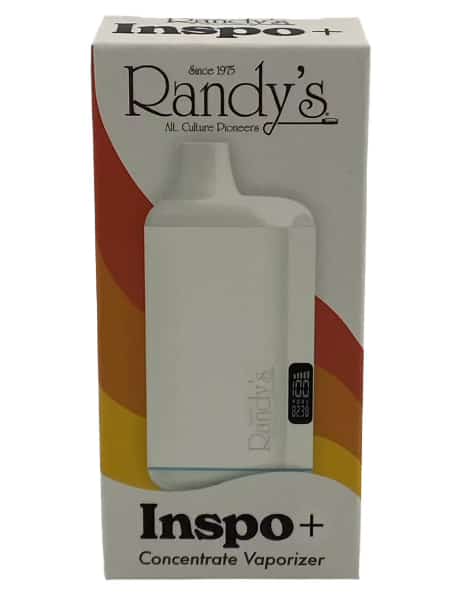 RANDY’S INSPO PLUS CONCENTRATE VAPORIZER GLACIER WHITE - Smoke Shop Wholesale. Done Right.