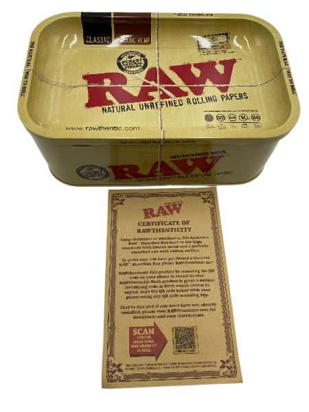 RAW MUNCHIES BOX W/ TRAY LID - Smoke Shop Wholesale. Done Right.