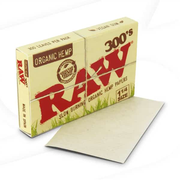 RAW Organic Hemp Creaseless 1¼ 300’s - Smoke Shop Wholesale. Done Right.