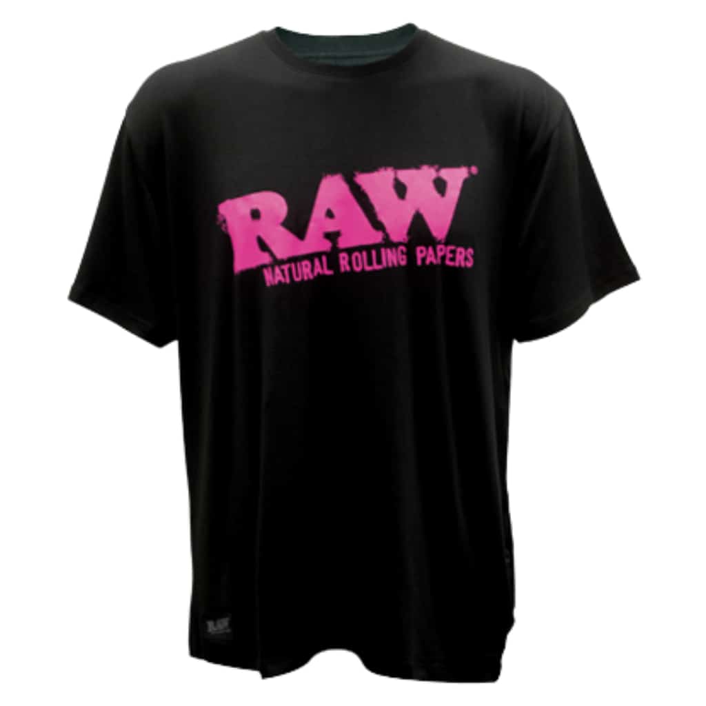 RAW Pink Logo Shirt Smoke Shop Wholesale. Done Right.