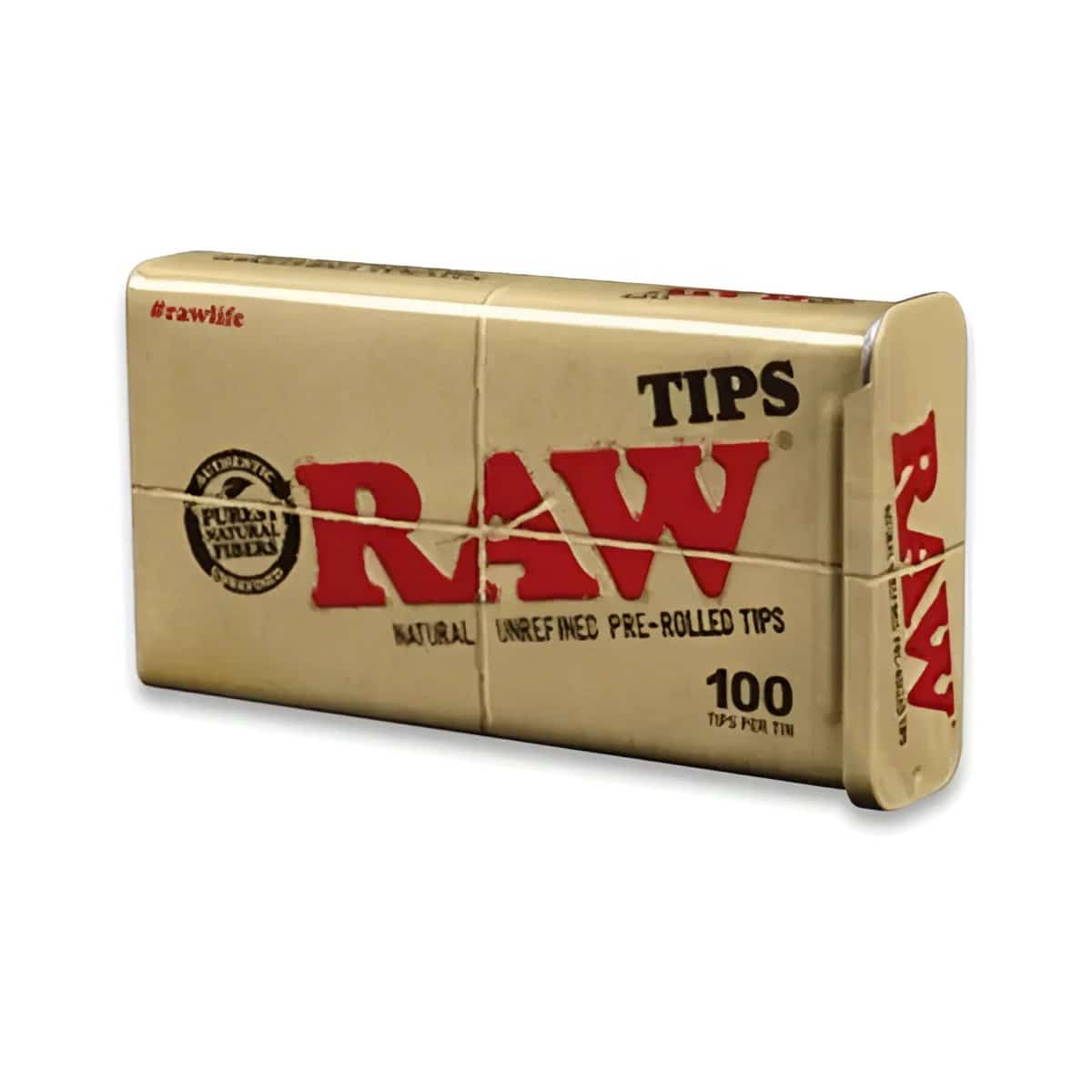 RAW Pre-Rolled Tips Tin 100 ct - Smoke Shop Wholesale. Done Right.