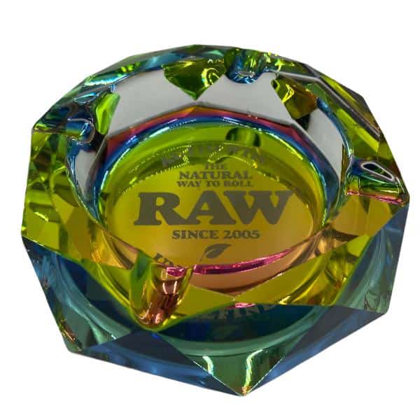 RAW Rainbow Glass Ashtray - Smoke Shop Wholesale. Done Right.