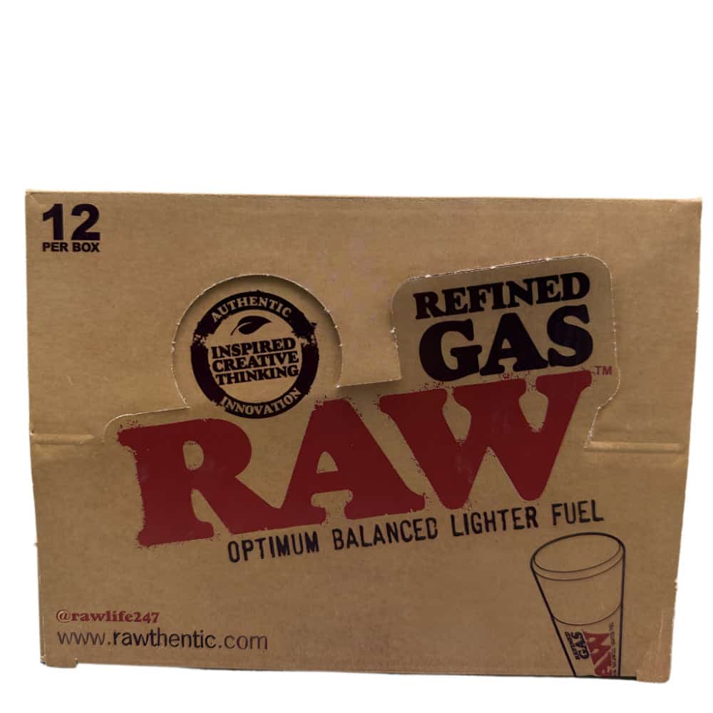 RAW REFINED BUTANE GAS 300 ML 12CT BOX - Smoke Shop Wholesale. Done Right.