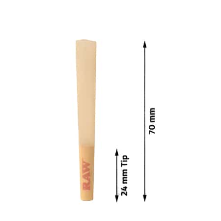 RAW Single Size Classic Cones 70mm/24mm - 1200ct - Smoke Shop Wholesale. Done Right.