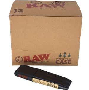 RAW Three Tree Case for Cones 12 ct Display - Smoke Shop Wholesale. Done Right.