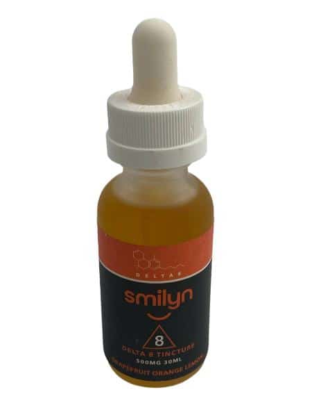 SMILYN D8 TINCTURE 500 MG GRAPEFRUIT ORANGE LEMON 30 ML - Smoke Shop Wholesale. Done Right.