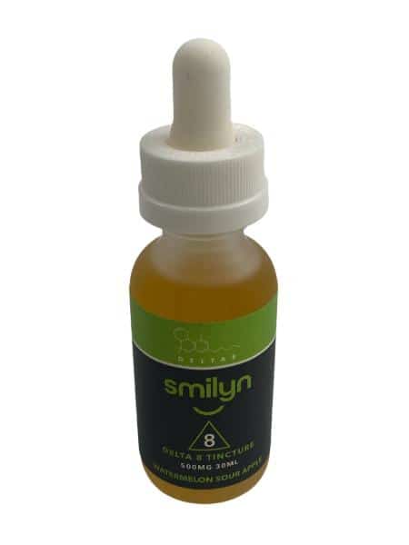 SMILYN D8 TINCTURE 500 MG WATERMELON SOUR APPLE 30 ML - Smoke Shop Wholesale. Done Right.
