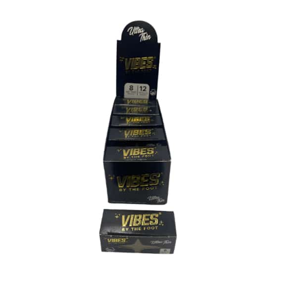 Vibes Fatty By The Foot Ultra Thin Rolling Papers 12ct Box 8 Meters Each - Smoke Shop Wholesale. Done Right.