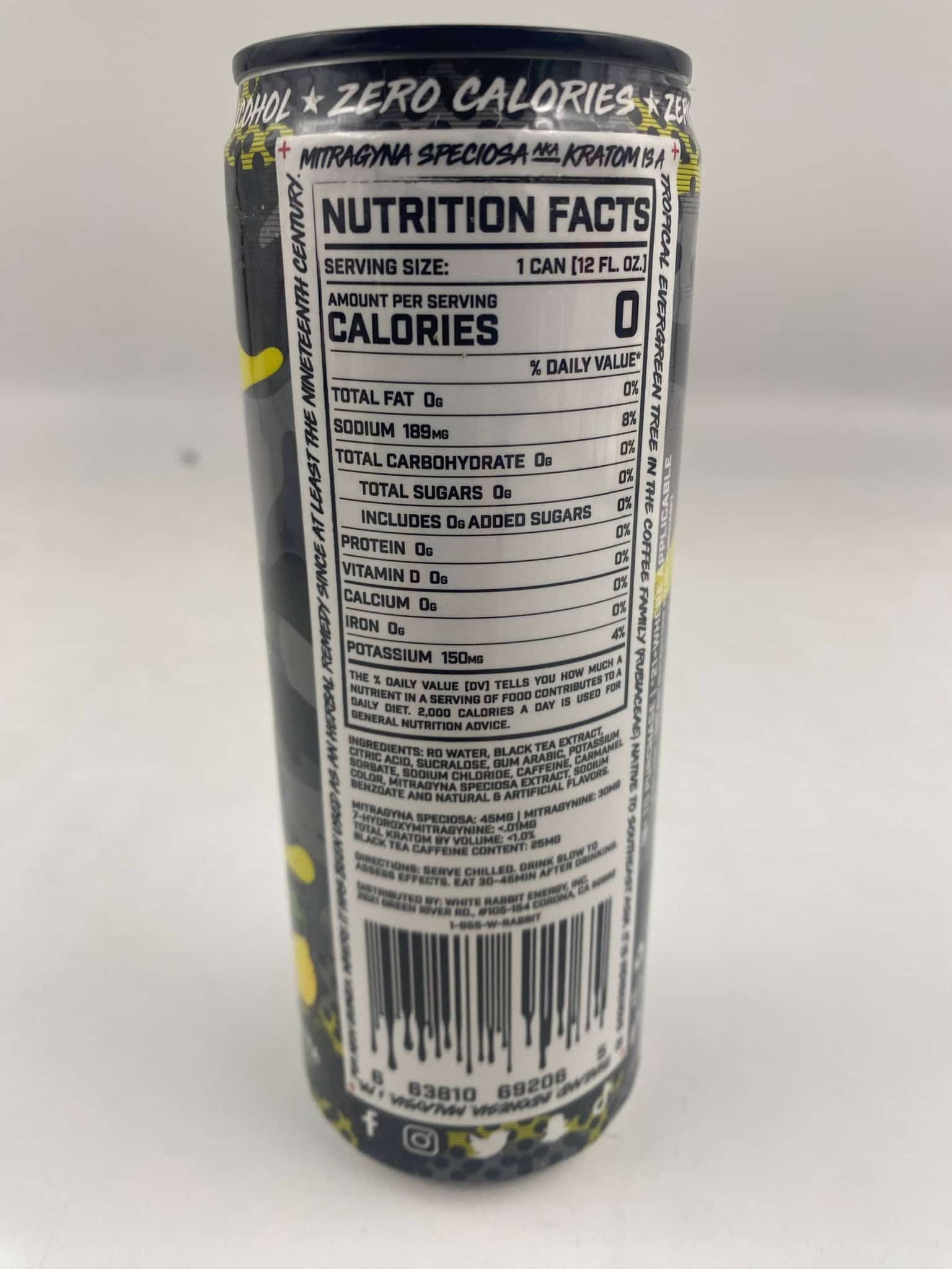 WHITE RABBIT KRATOM LARRY WHEELS LEMON ICED TEA 12 OZ (24 CT CASE) - Smoke Shop Wholesale. Done Right.