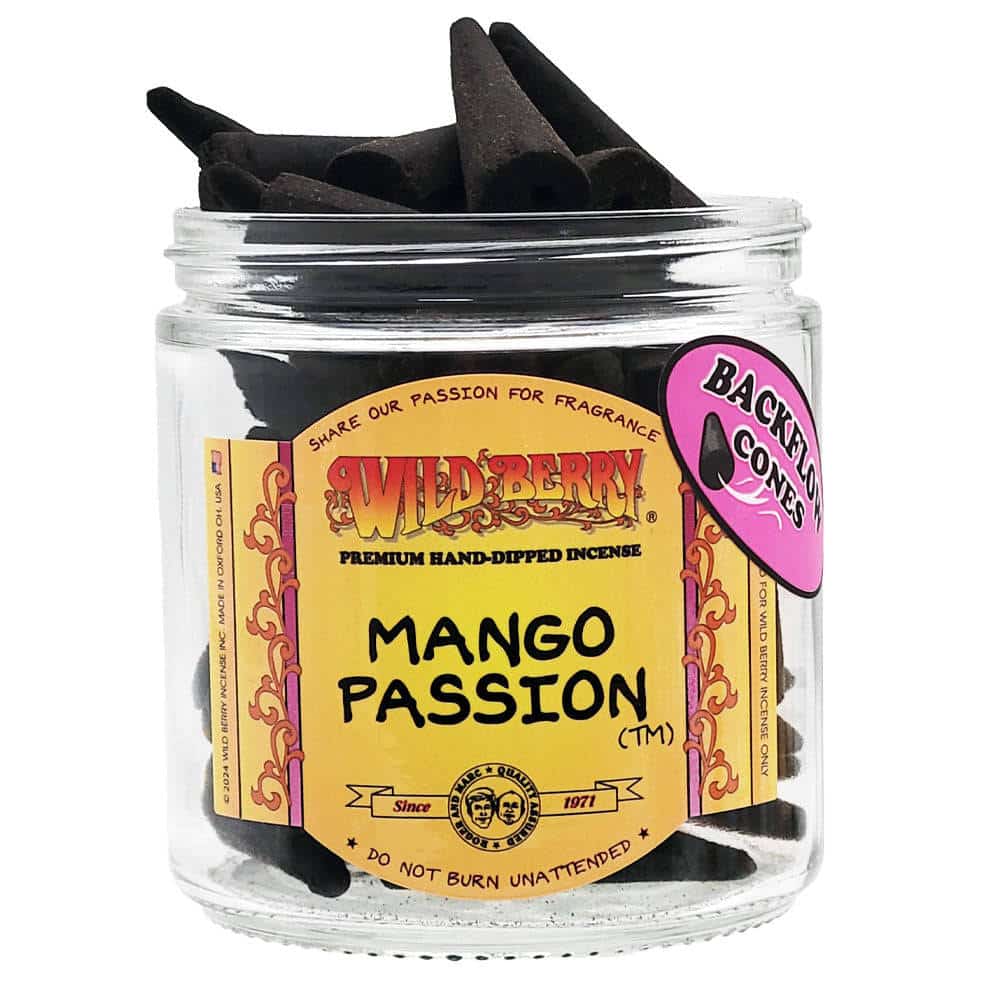 Wild Berry Mango Passion Backflow Cones - Smoke Shop Wholesale. Done Right.
