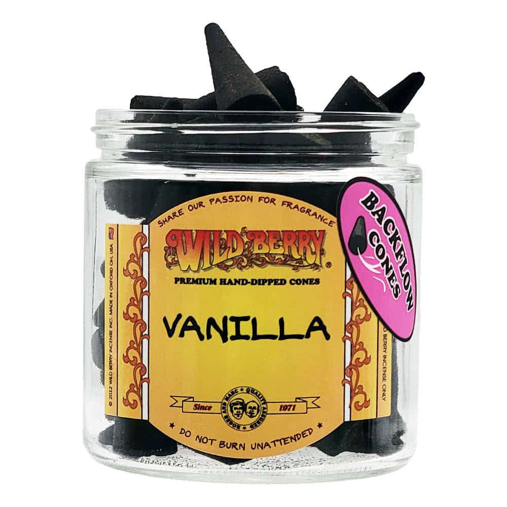 Wild Berry Vanilla Backflow Cones - Smoke Shop Wholesale. Done Right.