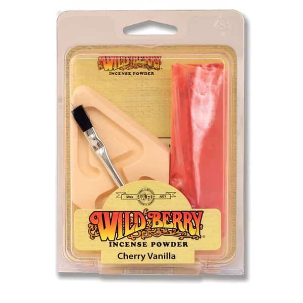 WILDBERRY CHERRY VANILLA INCENSE POWDER AND BURNER SET - Smoke Shop Wholesale. Done Right.