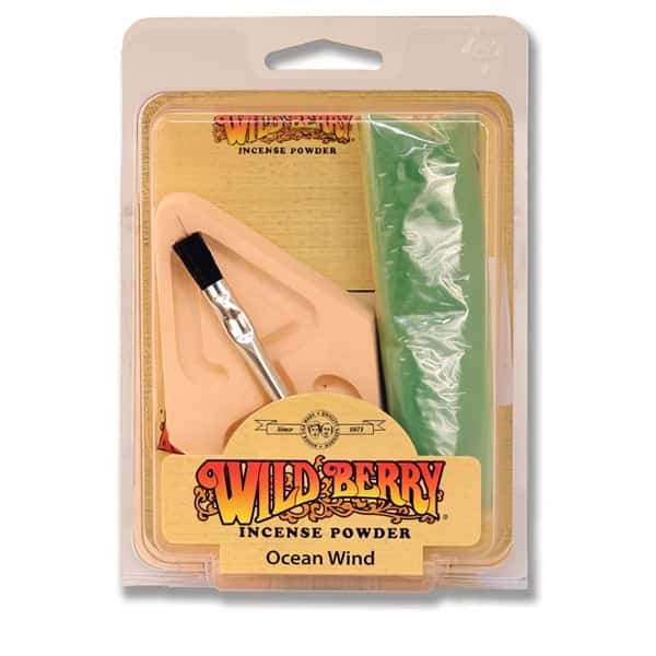 WILDBERRY OCEAN WIND INCENSE POWDER AND BURNER SET - Smoke Shop Wholesale. Done Right.
