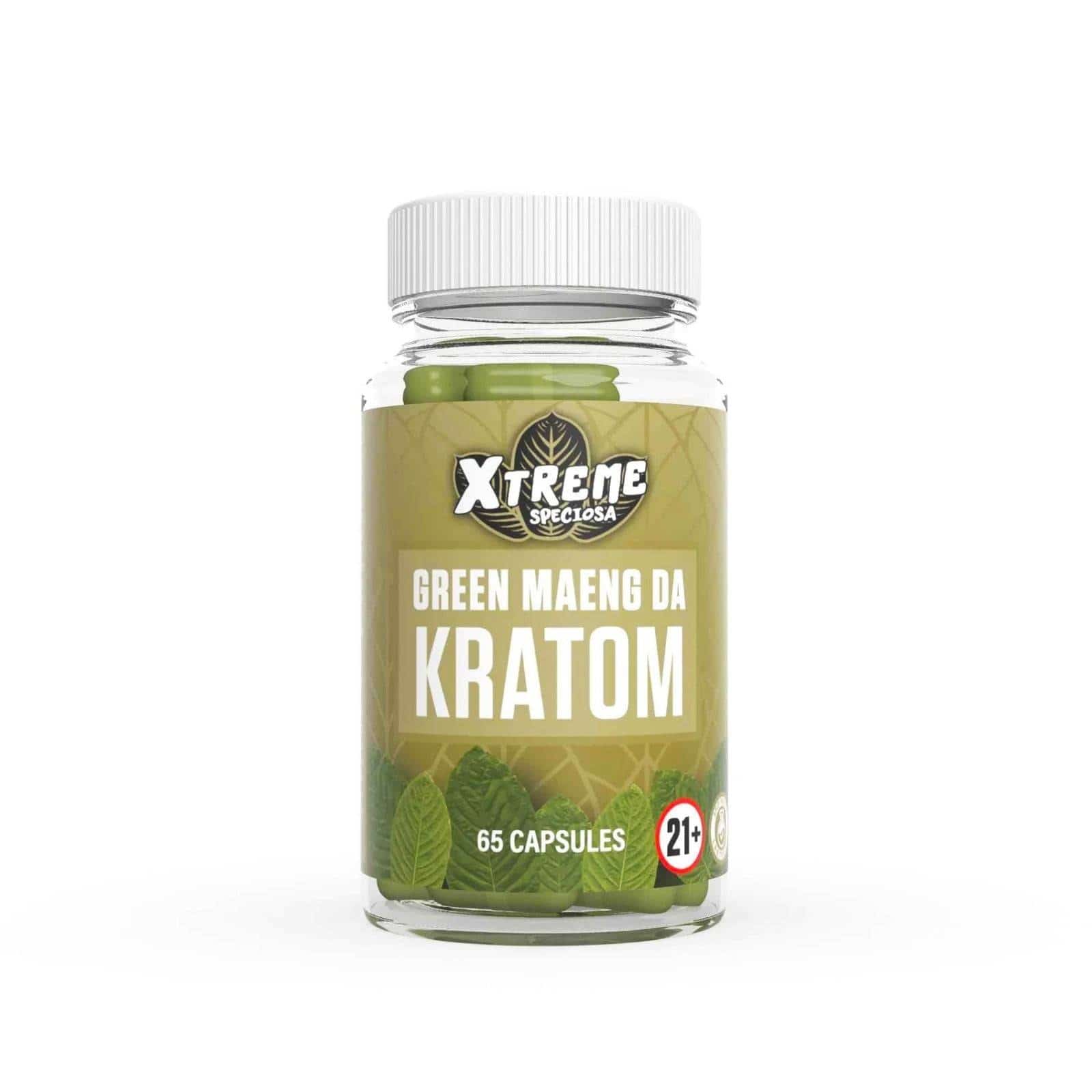 XTREME SPECIOSA - GREEN MAENG DA KRATOM 65ct Capsules - Smoke Shop Wholesale. Done Right.